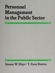 Personnel management in the public sector /