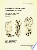 Prehistoric sandals from northeastern Arizona : the Earl H. Morris and Ann Axtell Morris research /