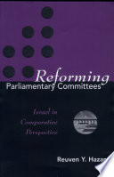 Reforming parliamentary committees : Israel in comparative perspective /