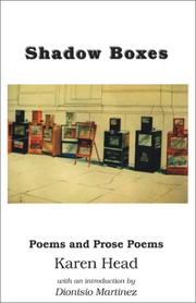 Shadow boxes : poems and prose poems /