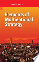 Elements of multinational strategy /