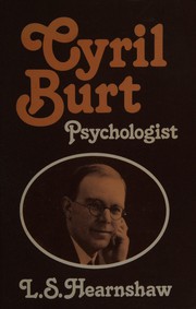 Cyril Burt, psychologist /