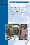 Strengthening country commitment to human development : lessons from nutrition /