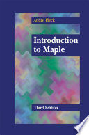 Introduction to Maple /