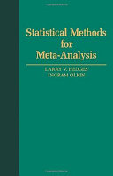 Statistical methods for meta-analysis /