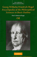 Encyclopedia of the philosophical sciences in basic outline.