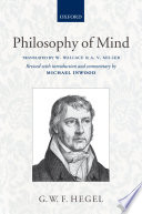 Hegel's Philosophy of mind /