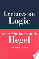 Lectures on logic : Berlin, 1831 /