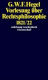 Die Philosophie des Rechts : Vorlesung von 1821/22 /