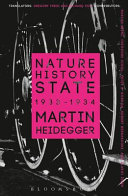 Nature, history, state, 1933-1934 /