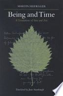 Being and time : a translation of Sien und Zeit /