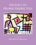 Phonics in proper perspective /