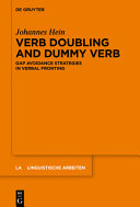 Verb doubling and dummy verb : gap avoidance strategies in verbal fronting /