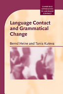 Language contact and grammatical change /