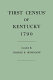 "First census" of Kentucky 1790 /