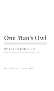 One man's owl /