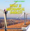 What is mechanical energy? /