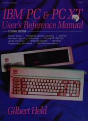 IBM PC & PC XT user's reference manual /