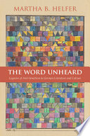 The word unheard : legacies of anti-Semitism in German literature and culture /