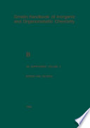 Gmelin handbook of inorganic and organometallic chemistry.