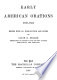 Early American orations, 1760-1824 /