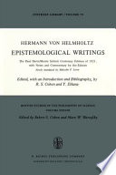 Epistemological writings : the Paul Hertz/Moritz Schlick centenary edition of 1921 with notes and commentary by the editors /