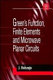 Green's function, finite elements and microwave planar circuits /