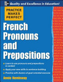 French pronouns and prepositions /