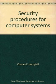 Security procedures for computer systems /