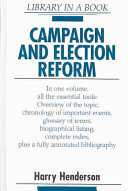 Campaign and election reform /