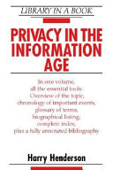 Privacy in the information age /
