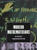 Modern mathematicians /