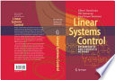 Linear systems control : deterministic and stochastic methods /