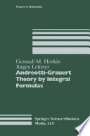 Andreotti-Grauert theory by integral formulas /