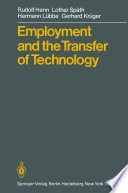 Employment and the Transfer of Technology /
