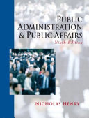 Public administration and public affairs /
