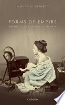 Forms of empire : the poetics of Victorian sovereignty /