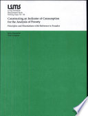 Constructing an indicator of consumption for the analysis of poverty : principles and illustrations with reference to Ecuador /