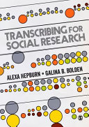 Transcribing for social research /