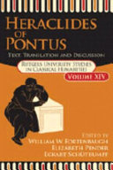 Heraclides of Pontus : texts and translations /