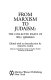 From Marxism to Judaism : the collected essays of Will Herberg /
