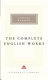 The complete English works /