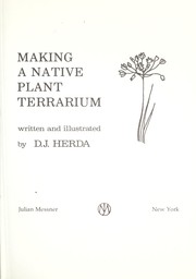 Making a native plant terrarium /