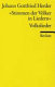 Stimmen der Volker in Liedern : Volkslieder.  Zwei Teile 1778/79 /