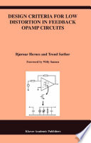 Design criteria for low distortion in feedback opamp circuits /