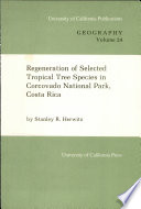 Regeneration of selected tropical tree species in Corcovado National Park, Costa Rica /