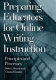 Preparing educators for online writing instruction : principles and processes /