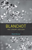 Blanchot and literary criticism /