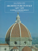 Architecture in Italy, 1400-1500 /