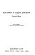 Assessment in higher education /